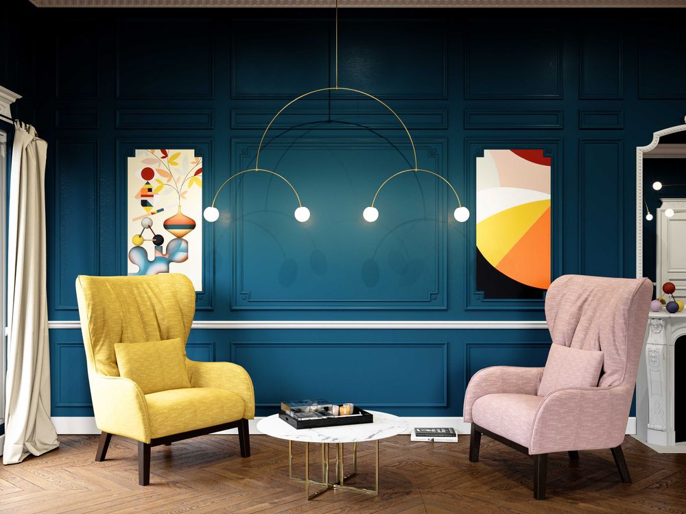 Decorative objects - EOLE II suspension - GOBOLIGHTS