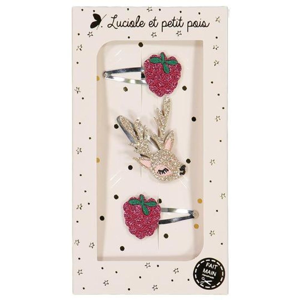 Accessoires cheveux - Coffret Cadeau TRIO - LUCIOLE ET PETIT POIS