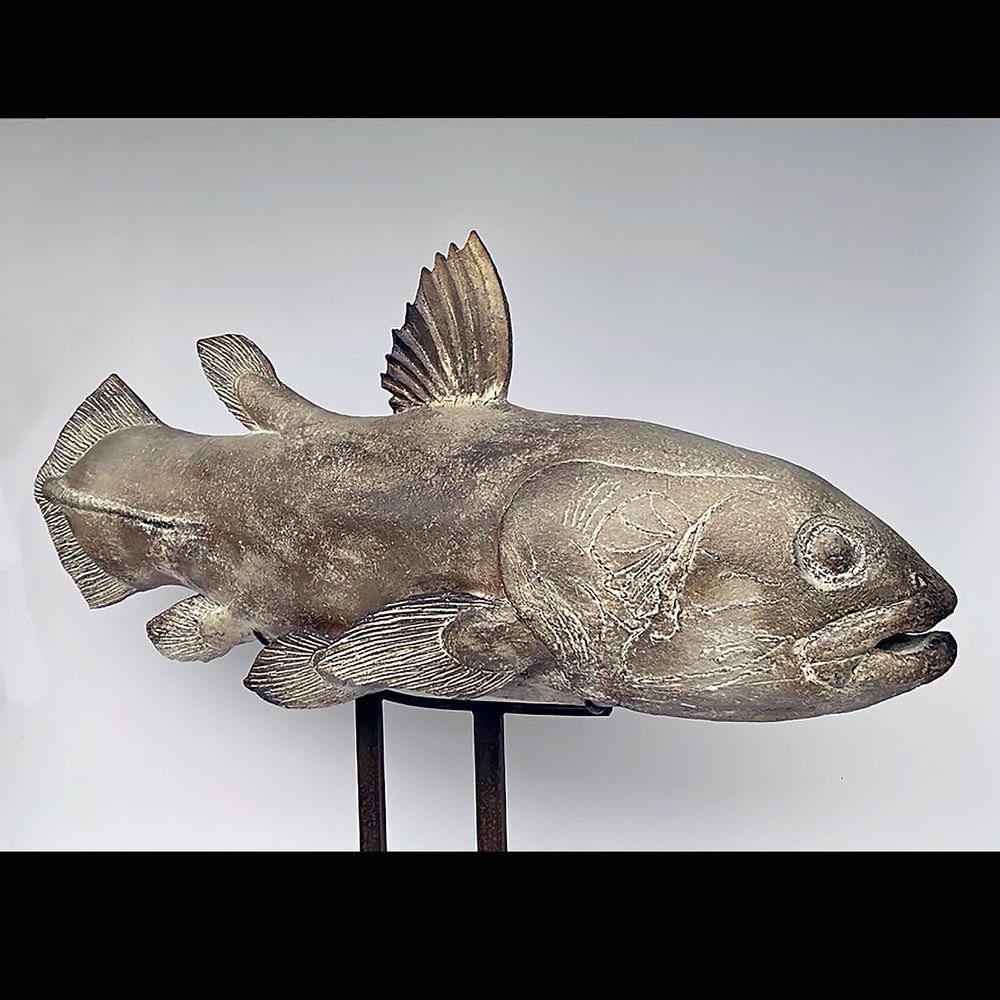 Pièces uniques - Sculpture Poisson "Cœlacanthe" - JEAN-LOUIS RAYMOND