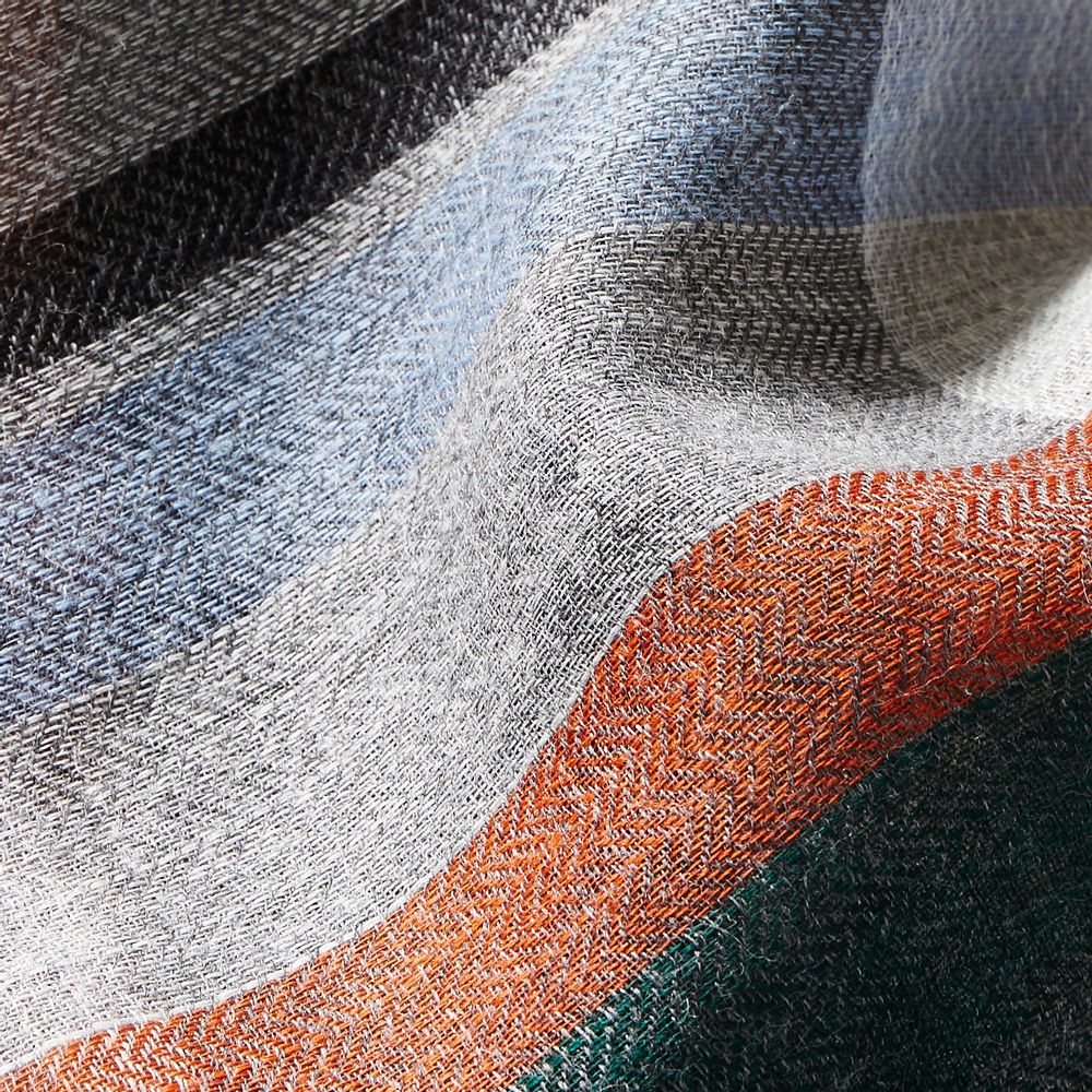 Foulards et écharpes - ÉCHARPE HOMME À CARREAUX POLPERRO LAINE - AV08 PARIS