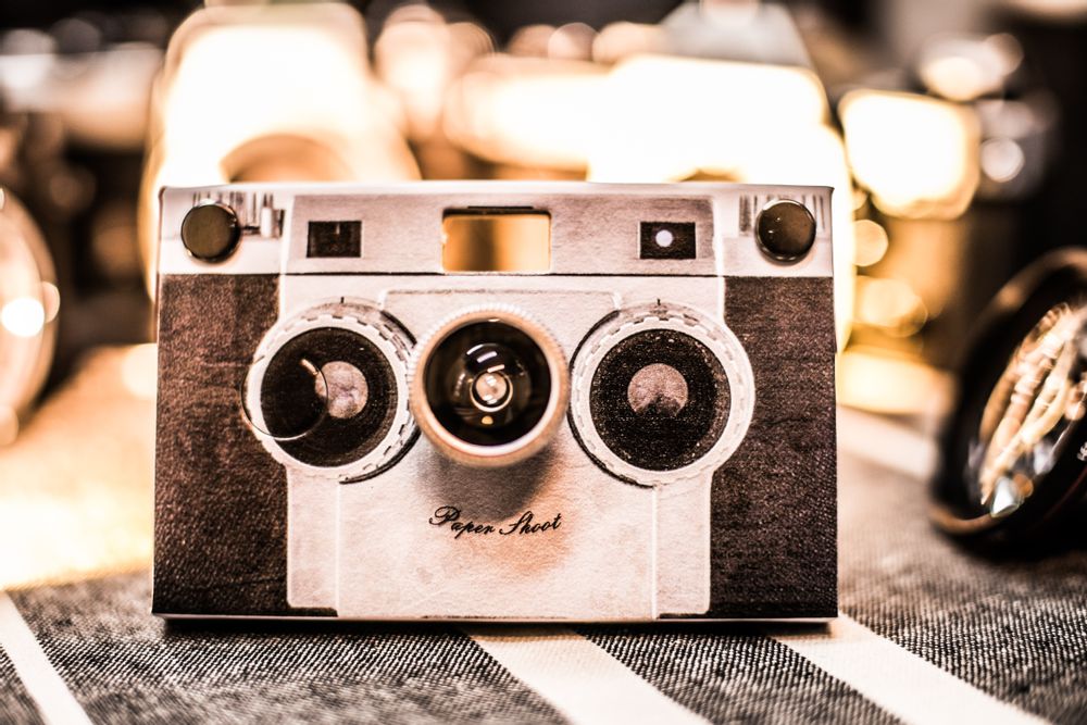 Travel accessories - PAPER SHOOT_Retro Paper Camera - FRESH TAIWAN