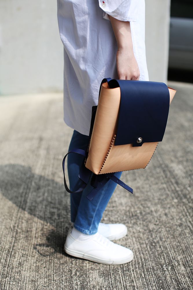Petite maroquinerie - Sac à dos et sacoche en cuir Studio Smoll_Nerdy Mini_DIY - FRESH TAIWAN