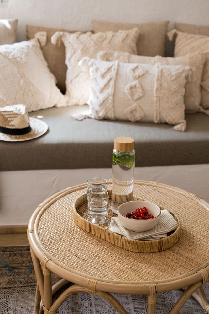 Fabric cushions - Nayla cotton cushion 35x55 cm AX71177 - ANDREA HOUSE