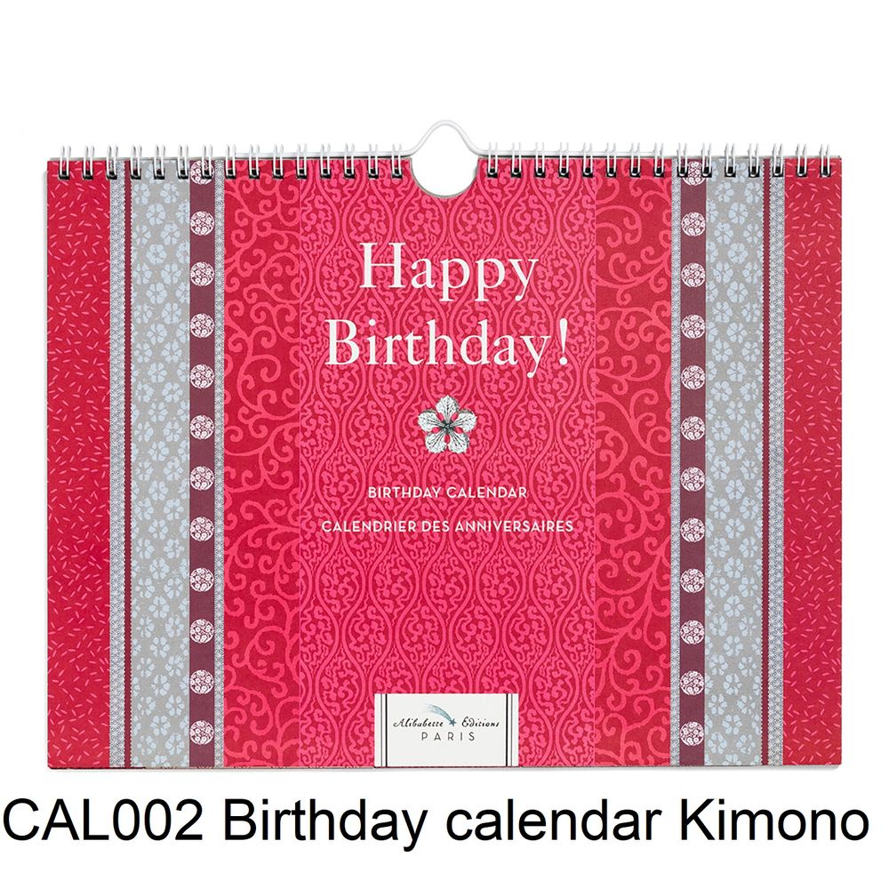 Papeterie - Calendriers d'anniversaires - ALIBABETTE EDITIONS