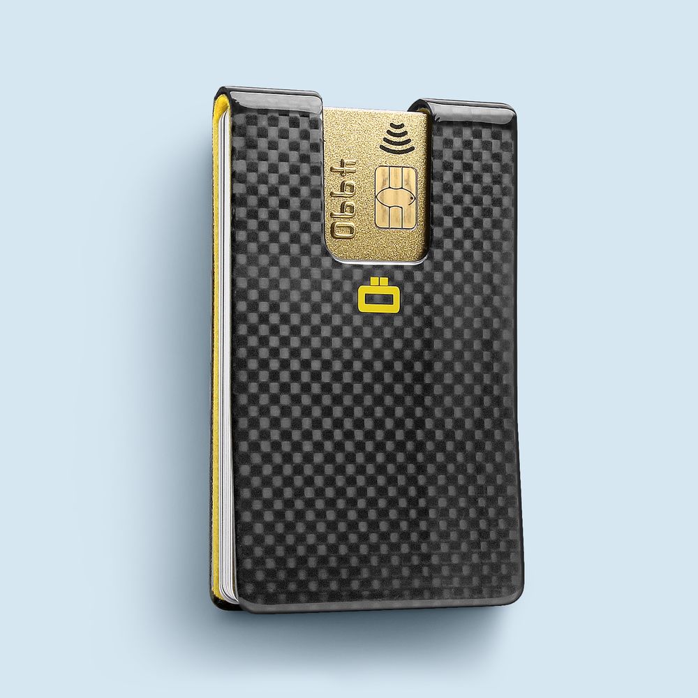 Leather goods - 3C CARBON CARD CLIP - Carbon fiber - ÖGON DESIGN