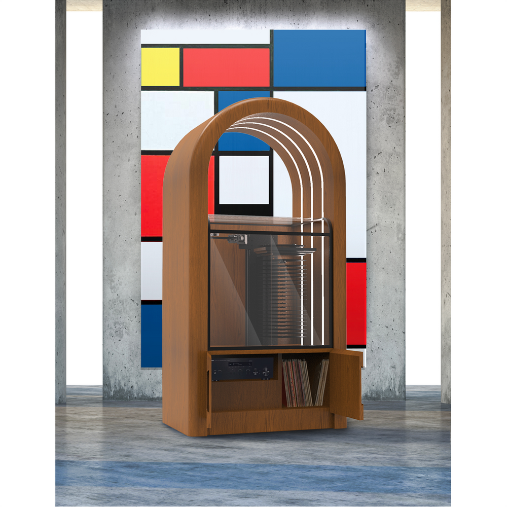 Armoires - Jukebox Orphéau | Série Arche | Noyer - JUKEBOX ORPHÉAU