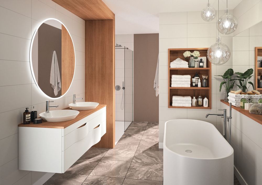 Commodes - Meuble salle de bain ILLUSION - DECOTEC