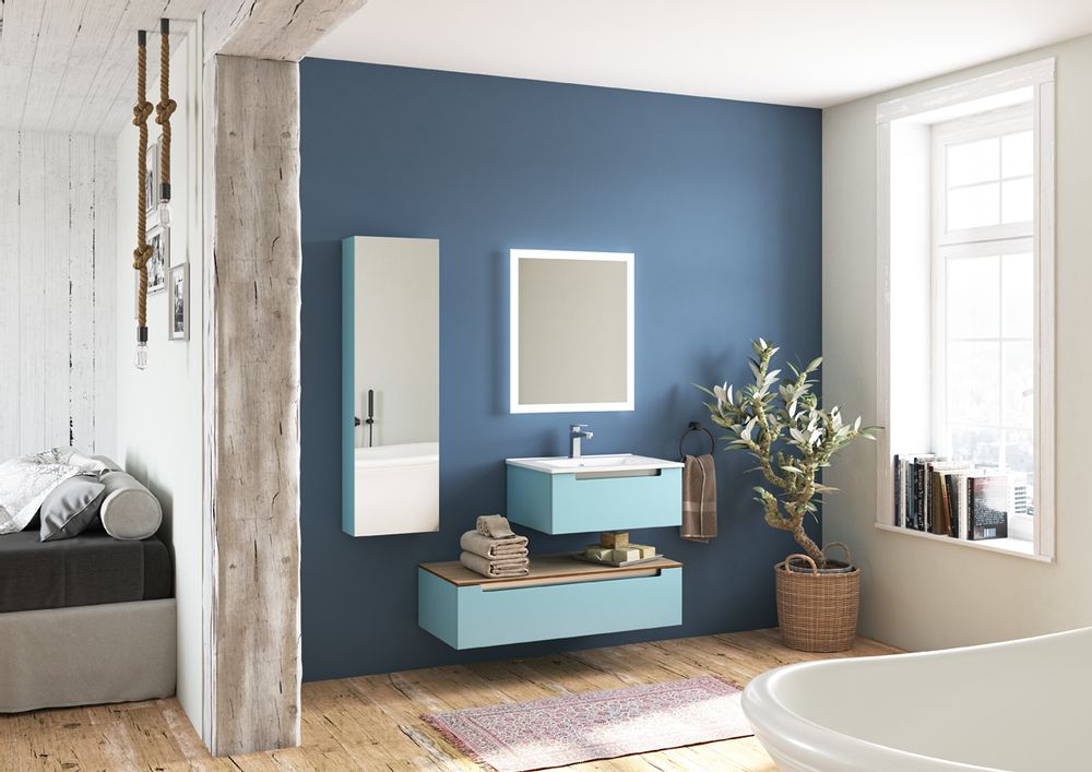 Chests of drawers - BENTO bathroom cabinet - DECOTEC