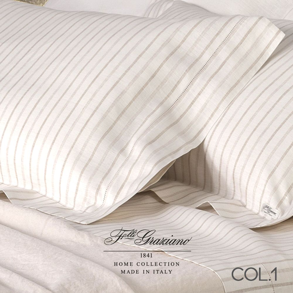 Bed linens - Lino Natura des. 1 Bed linens - GRAZIANO FRATELLI FU SEVERINO