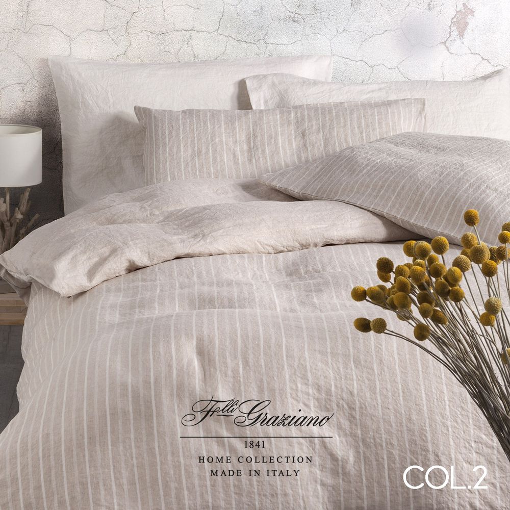 Bed linens - Lino Natura des. 1 Bed linens - GRAZIANO FRATELLI FU SEVERINO
