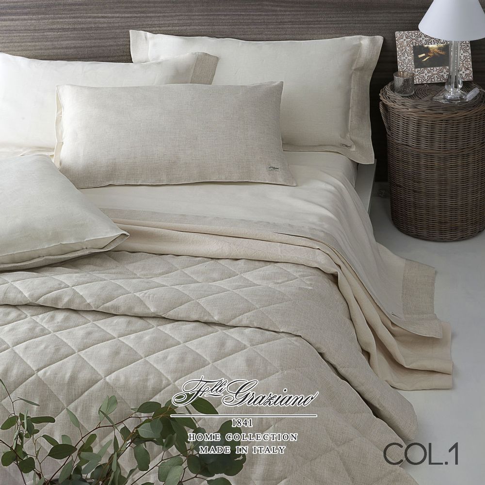 Bed linens - Lino Natura des. 3 Bed linens - GRAZIANO FRATELLI FU SEVERINO