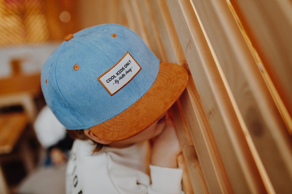 Accessoires enfants - Casquette Daim Cool Blue - HELLO HOSSY®