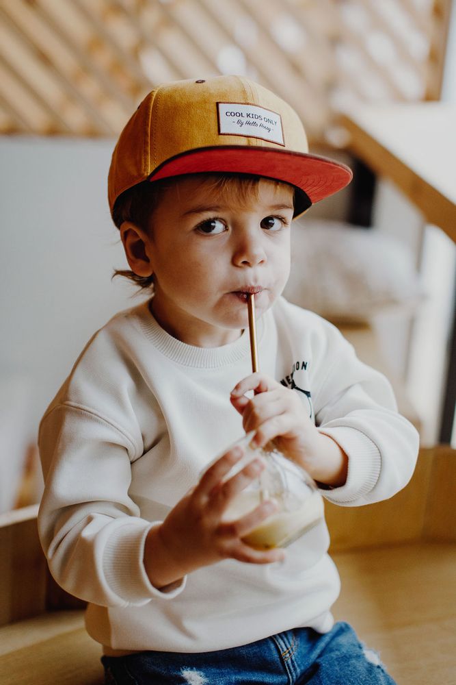 Accessoires enfants - Casquette Daim Mustard - HELLO HOSSY®