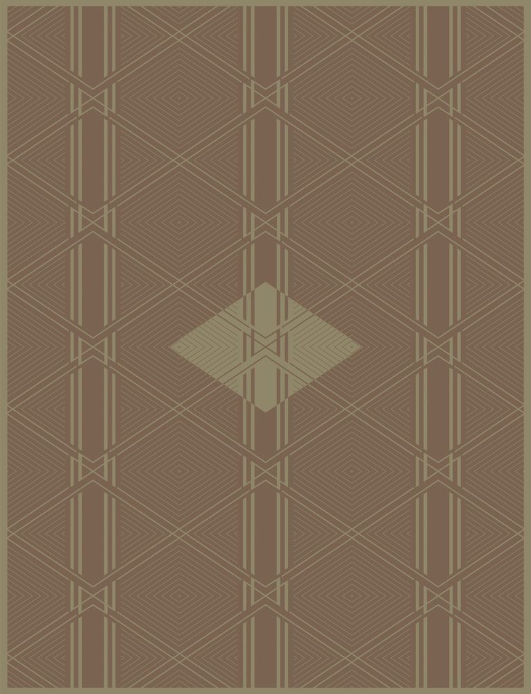 Plaids - Le Plaid Signature Recyclé - Vert de gris / Havane  - LA MAISON DE LA MAILLE