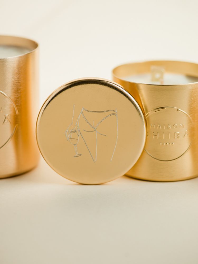 Customizable objects - Custom with logo Scented Candle with Your Logo by Maison Shiiba - MAISON SHIIBA