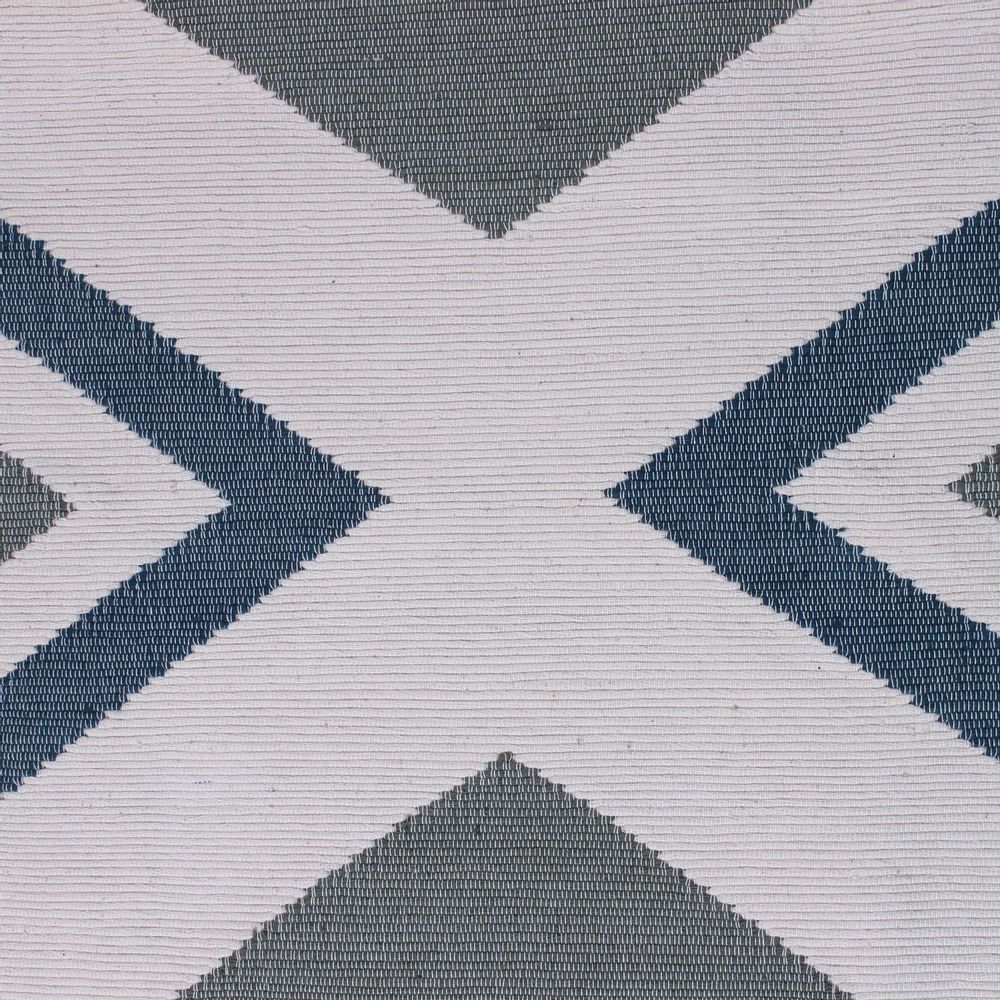 Rugs - Diamond Handwoven Interlocking Tapestry Cotton Rug - OCK POP TOK