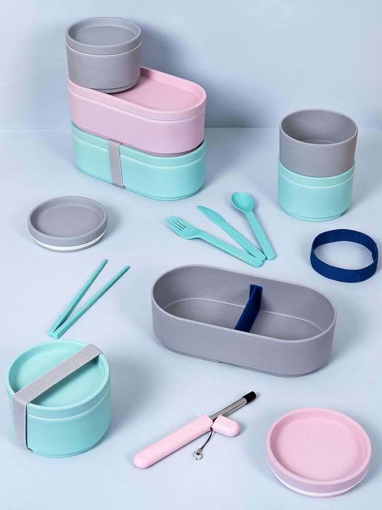 Gifts - Bamboo Bento and Snack Box - LUND LONDON