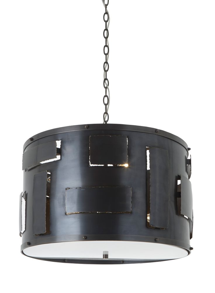 Ceiling lights - Colmar antique brass finish Pendant - RV ASTLEY LTD
