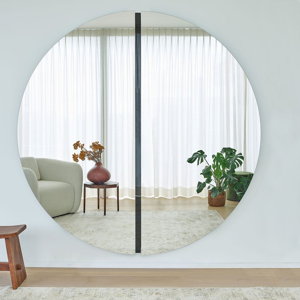 Mirrors - LUNA LIGHT L Mirror - DEKNUDT MIRRORS