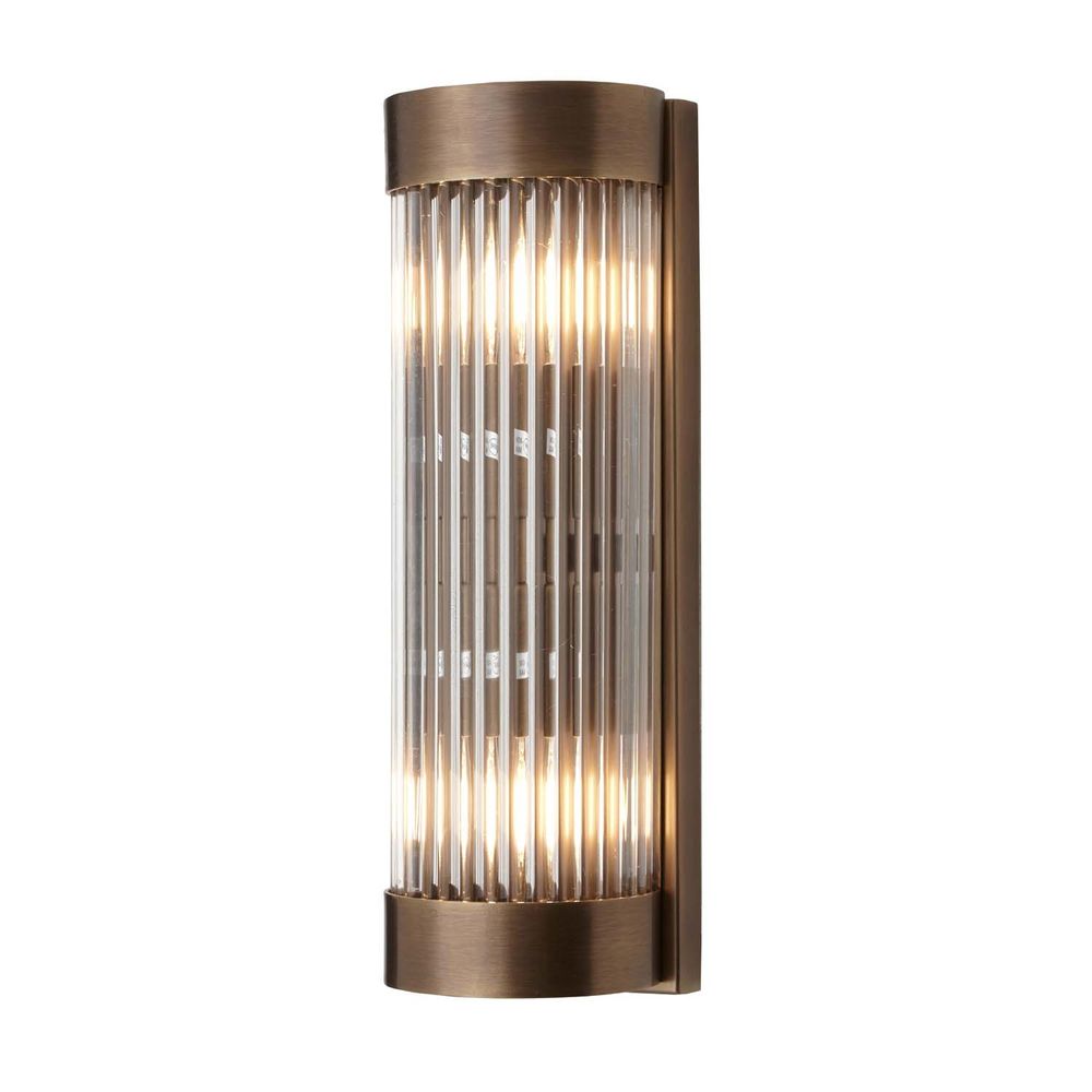 Appliques - Lampe murale Nasir avec finition en laiton antique - RV ASTLEY LTD