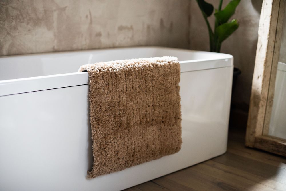 Other bath linens - Beige bath mat 50x80 cm BA71021 - ANDREA HOUSE