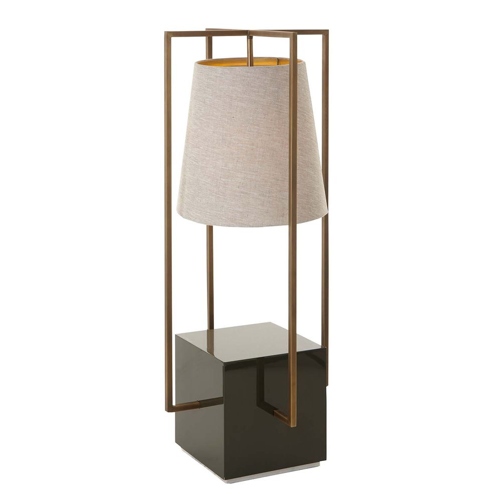 Floor lamps - Hurricane Large Lamp AB Finish TG - RV ASTLEY LTD
