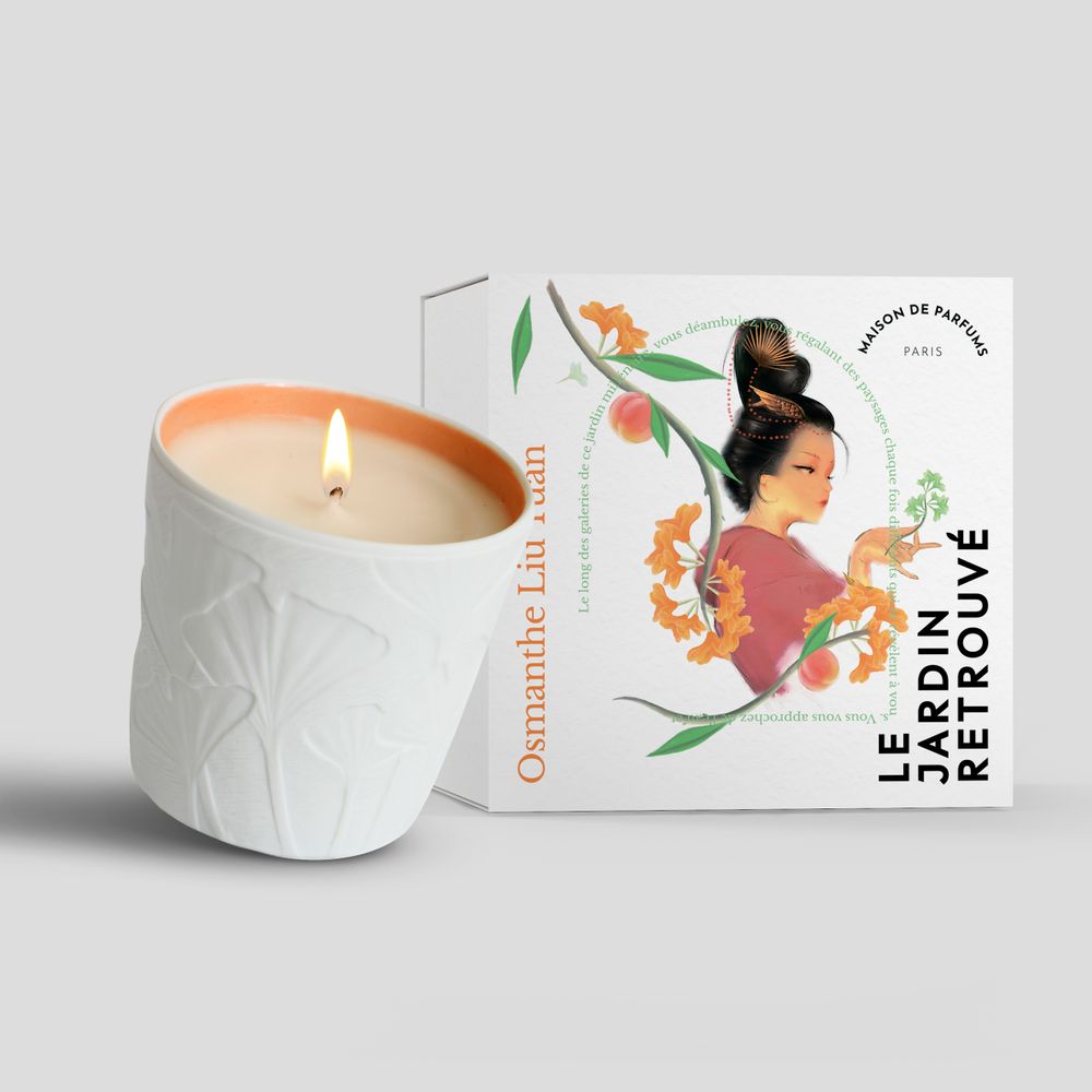 Gifts - Osmanthe Liu Yuan Scented Candle - LE JARDIN RETROUVÉ