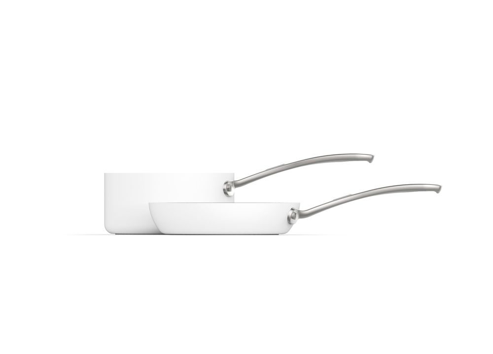 Saucepans - Aubecq - Evergreen White - PLANB STOJO STASHER AUBECQ STEAK CHAMP