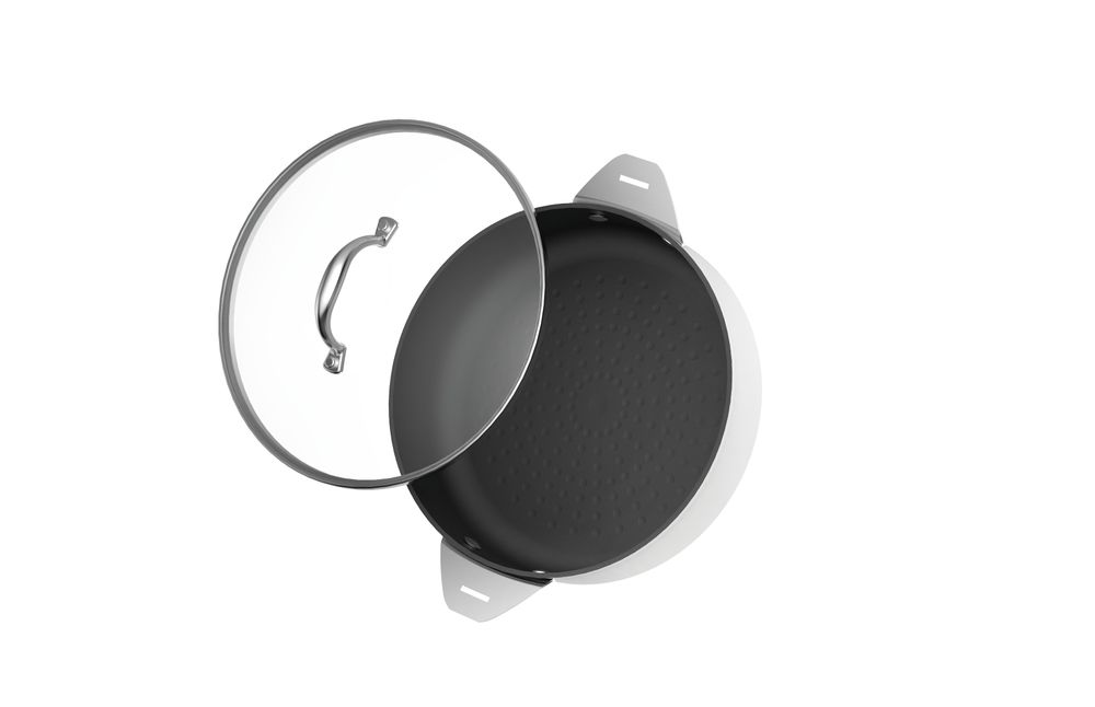 Saucepans - Aubecq - Evergreen White - PLANB STOJO STASHER AUBECQ STEAK CHAMP