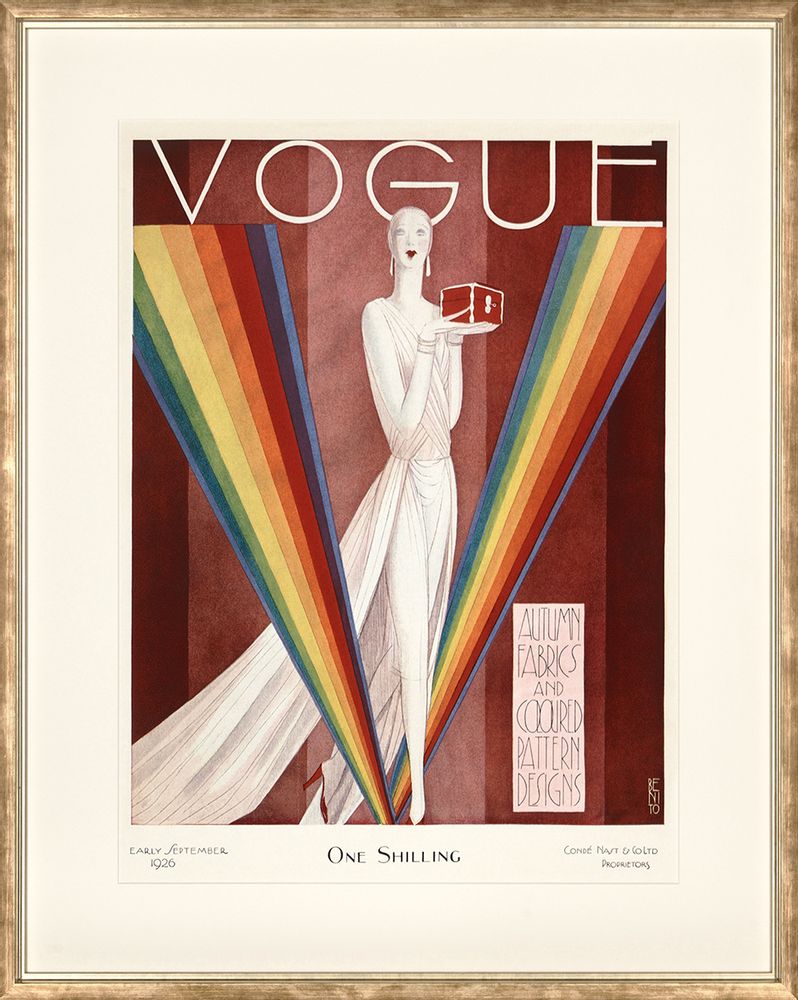 Cadres - Décoration murale. Vogue, 1926. - ABLO BLOMMAERT