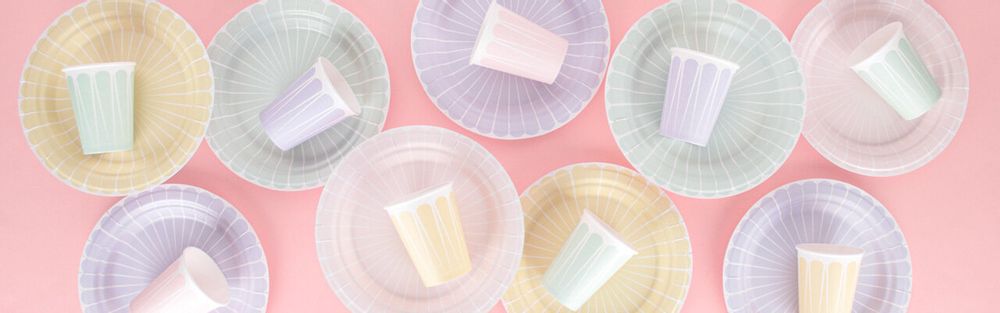 Anniversaires - VAISSELLE JETABLE ECO RESPONSABLE MADE IN EUROPE - MY LITTLE DAY