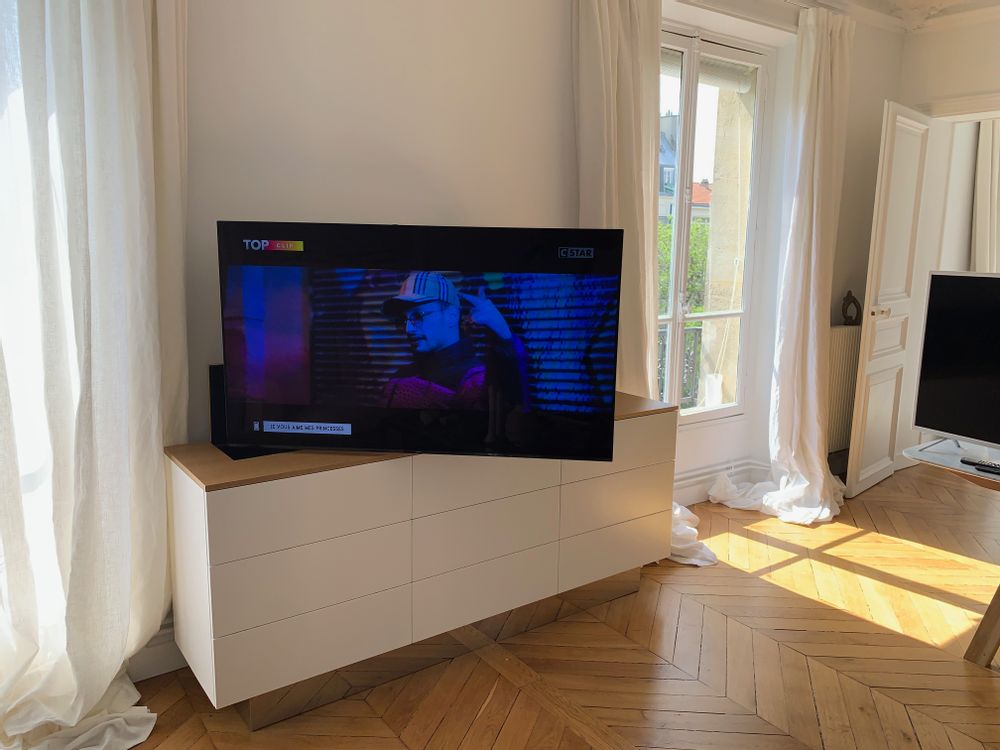 Sideboards - MOTORIZED TV STAND - LIFT/THE UNUSUAL SOLUTIONS BESPOKE  - ÉLÉGANCE ET TECHNOLOGIE