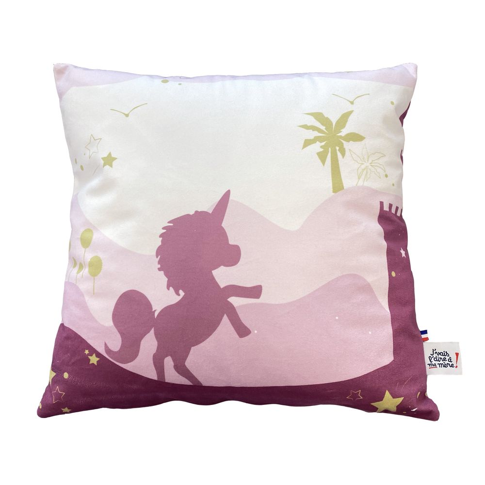 Coussins - Coussin décoratif déhoussable avec coussin intérieur - J'VAIS L'DIRE À MA MÈRE !