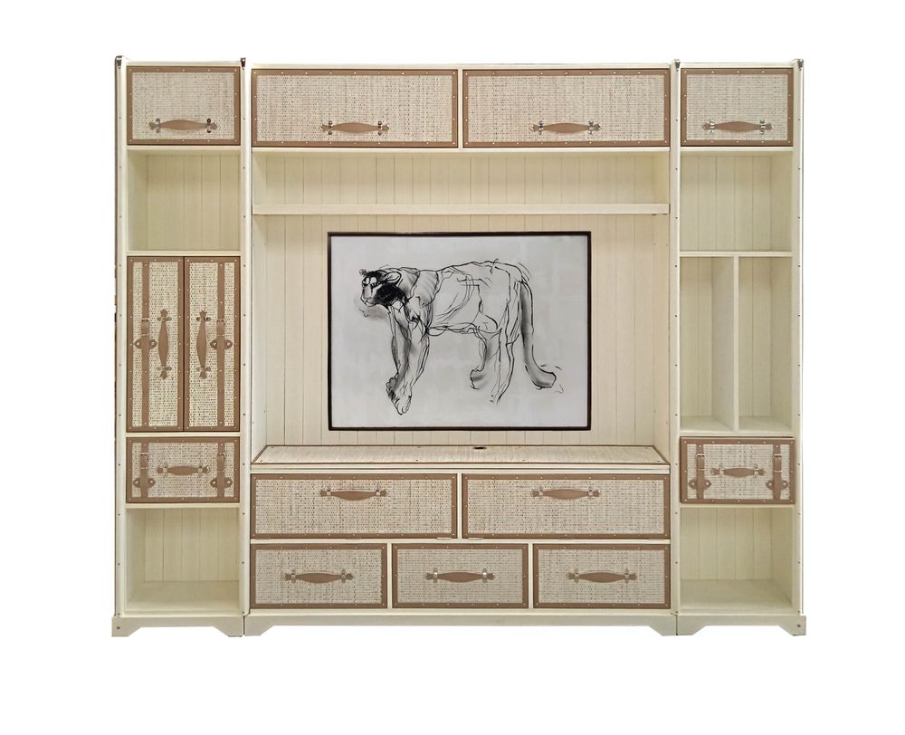 Wall ensembles - HEMMINGWAY ENTERTAINMENT CABINET - P&B VALISES