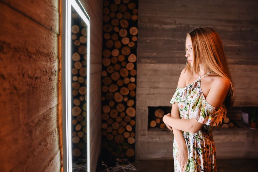 Miroirs - ALEXA- led miroir rectangulaire classique - O'VIRRO