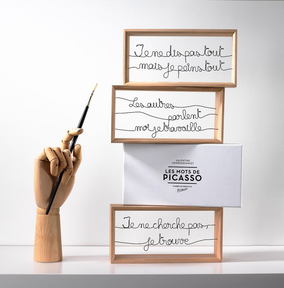 Sculptures, statuettes and miniatures - Les mots de Picasso - VALENTINE HERRENSCHMIDT
