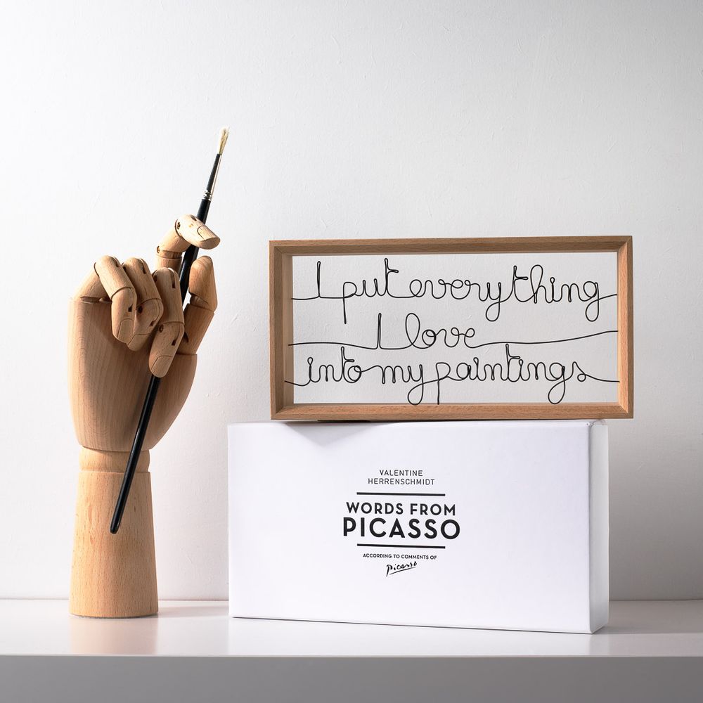 Sculptures, statuettes and miniatures - Les mots de Picasso - VALENTINE HERRENSCHMIDT