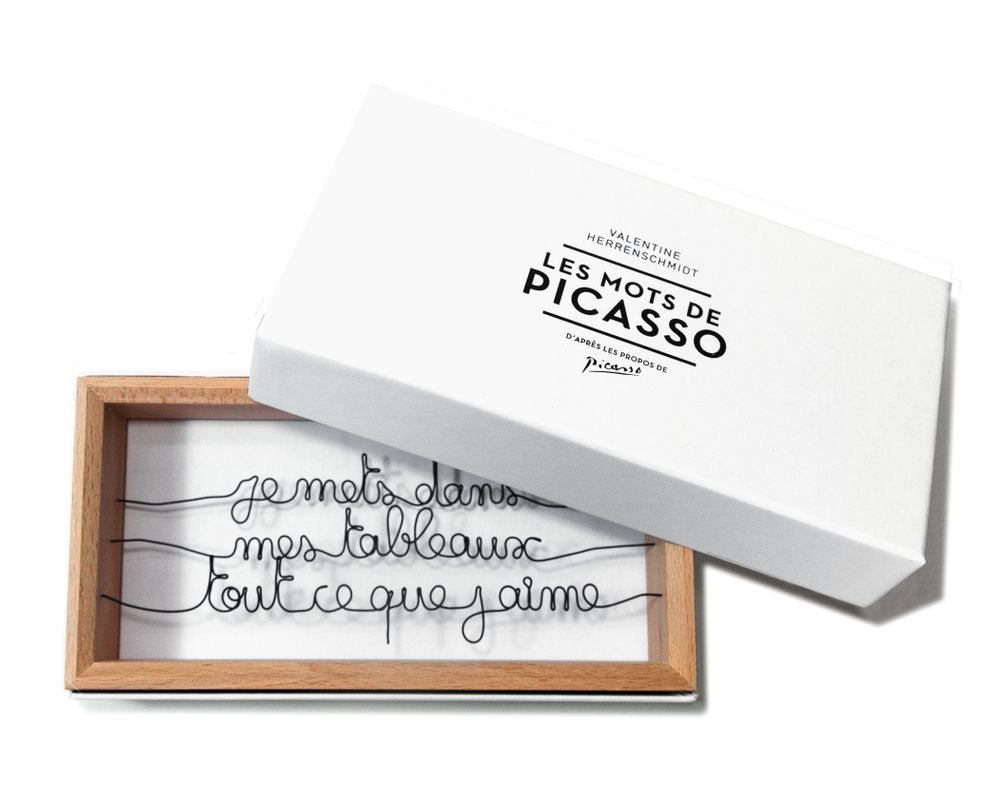 Sculptures, statuettes and miniatures - Les mots de Picasso - VALENTINE HERRENSCHMIDT