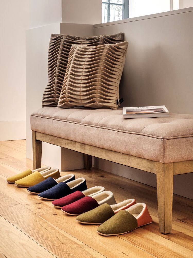 Shoes - Wool Slippers - BUREL FACTORY