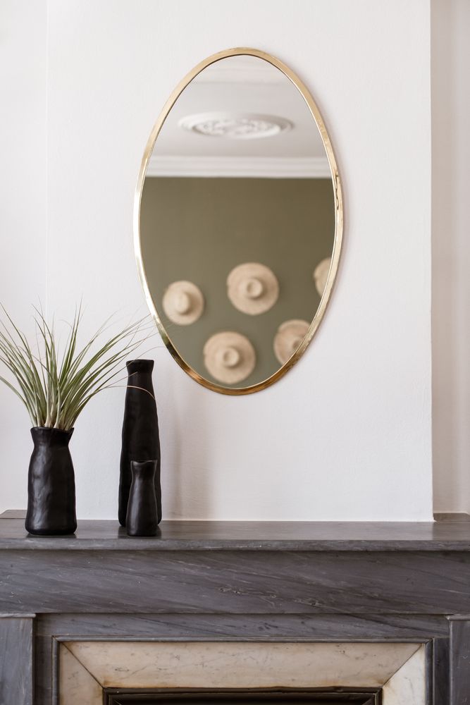 Miroirs - MIROIRS EN LAITON OU EN MAILLECHORT - COSYDAR-DECO
