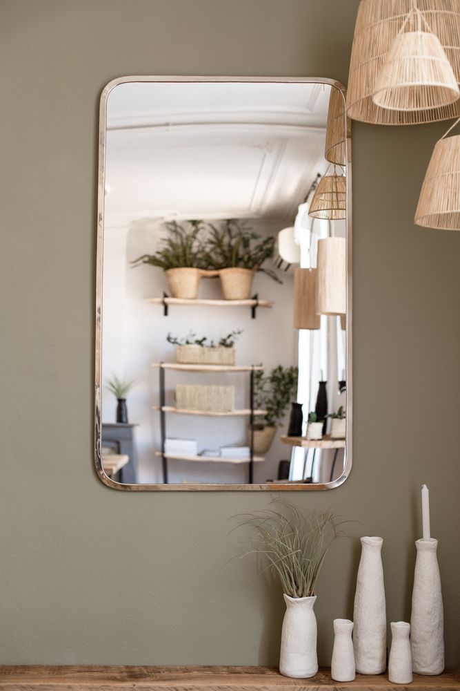 Miroirs - MIROIRS EN LAITON OU EN MAILLECHORT - COSYDAR-DECO