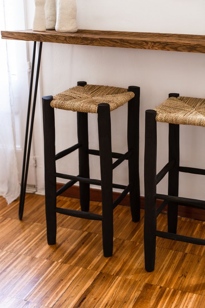 Tabourets - TABOURETS DE BAR EN BOIS - COSYDAR-DECO