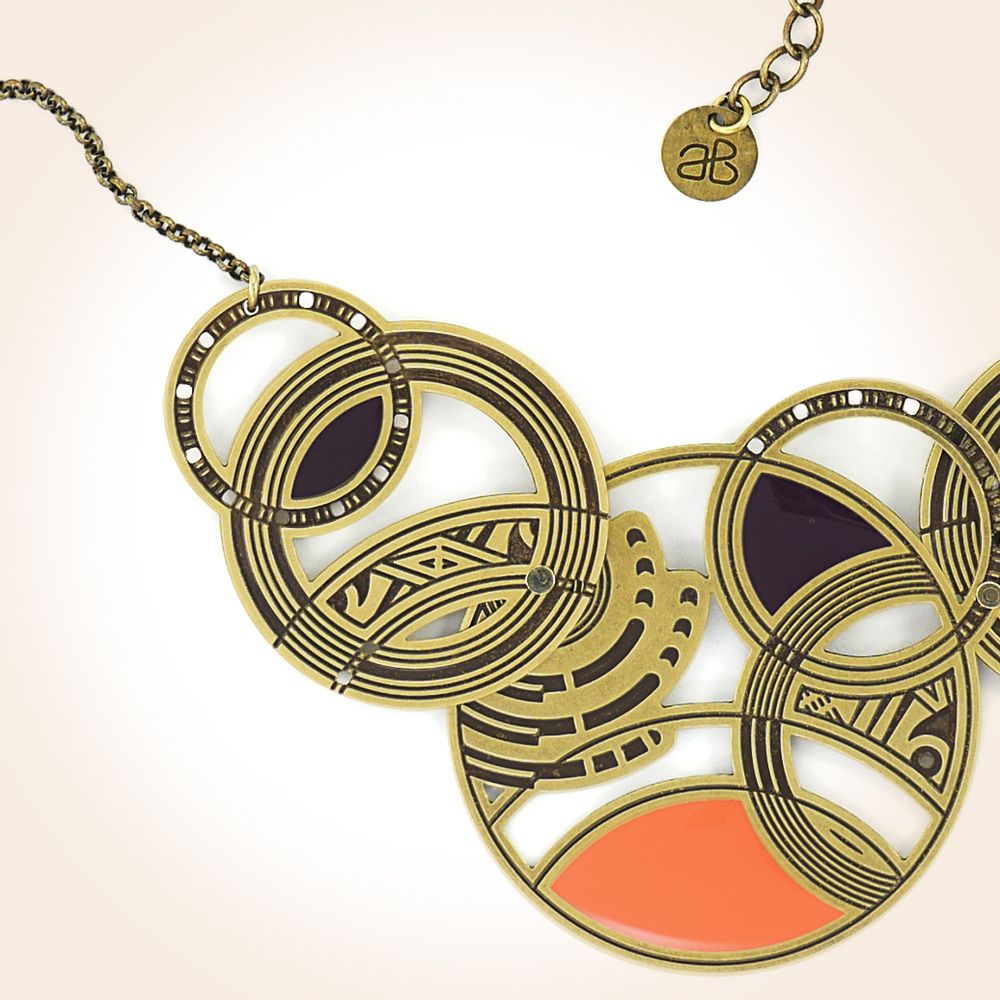 Bijoux - Mécanique Céleste : boucles, bracelets, colliers, bagues et broche. - AMELIE BLAISE
