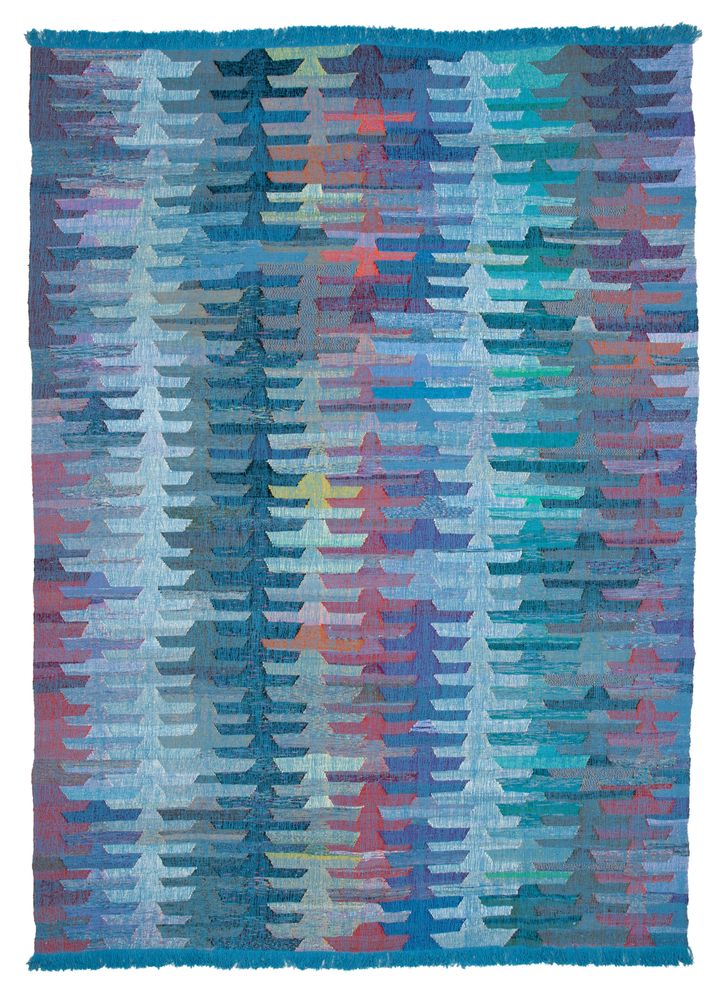 Tapis contemporains - One of a kind Unraveled Chaput Kilim - AGACAN CARPETS