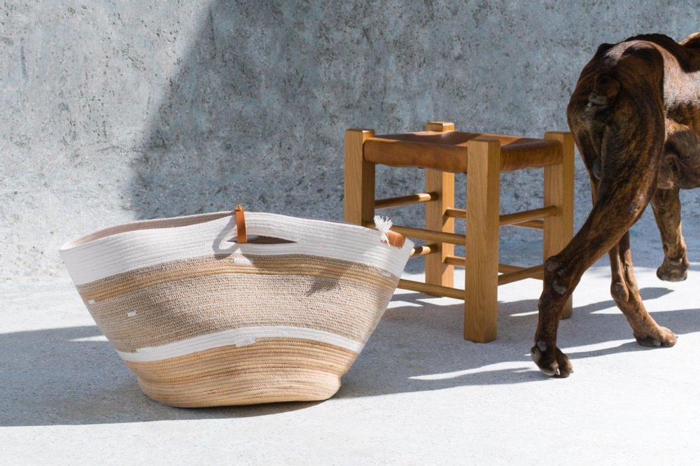 Sacs et cabas - Ibiza / panier/sac L / WOOT-IBIZ-L - 1% DESIGN