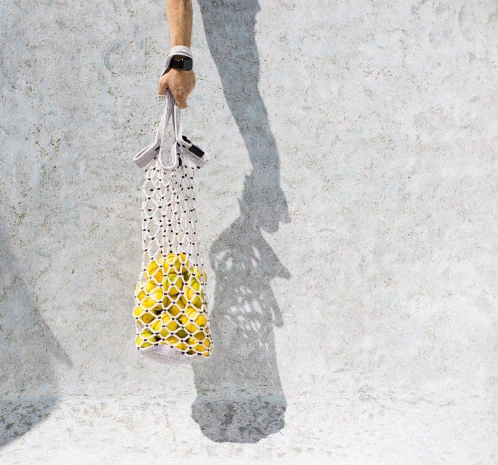 Shopping baskets - Capri shopper/ beach bag / WOOT-CAPR-M - 1% DESIGN