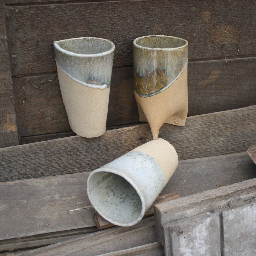 Mugs - Milky Way Goblet, Droplet or Tripode - ANNE KRIEG, CERAMISTE