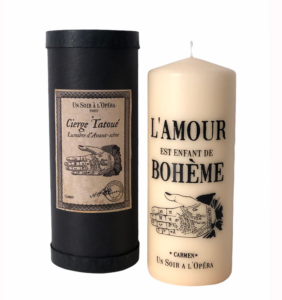 Cadeaux - BOUGIE TATOUAGE - UN SOIR A L'OPERA