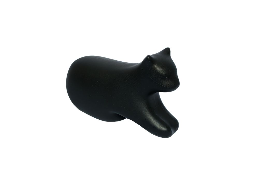 Objets design - Chat Ty Shee Zen Noir Moucheté Pailleté scintillant - TY SHEE ZEN