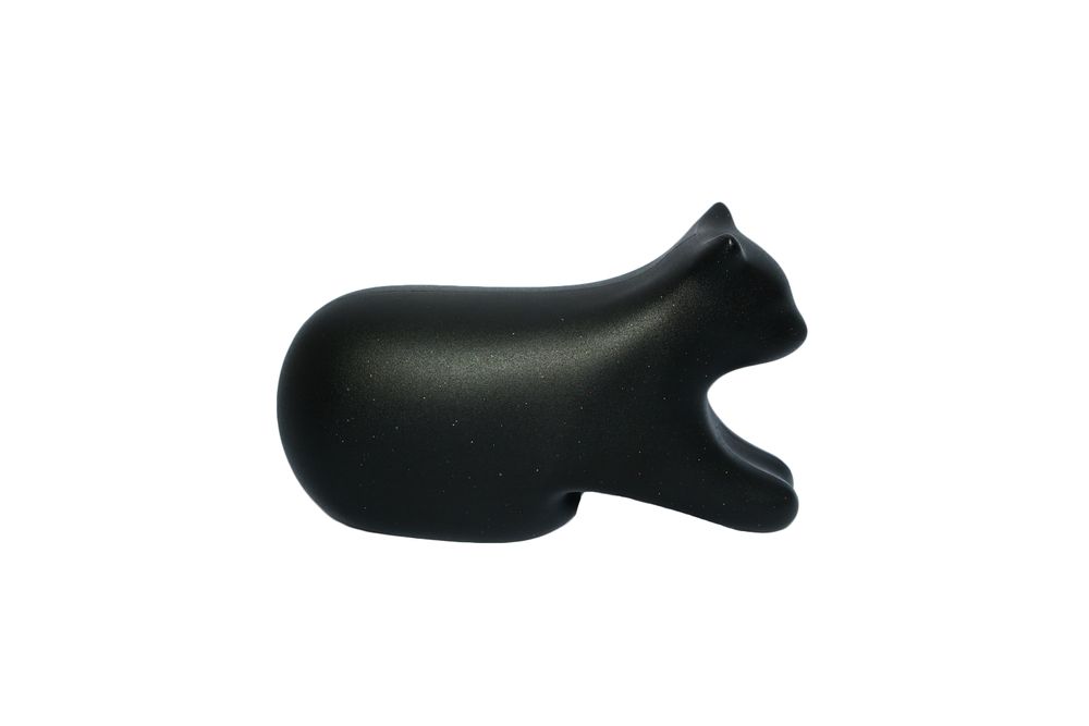 Objets design - Chat Ty Shee Zen Noir Moucheté Pailleté scintillant - TY SHEE ZEN